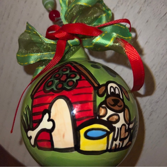 glory haus Other - GLORY HAUS DOG HOUSE CHRISTMAS ORNAMENT Ceramic